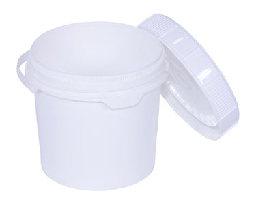 Screw-Top Pail & Lid -White - 3.5 Gallon